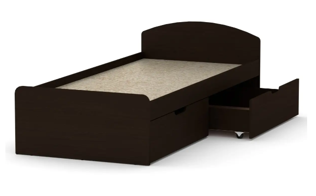 Ліжко Компаніт 90+2 90x200 см венге